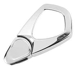 Hy-Ko KC197 Badge Retriever, Clip-On, Metal, Silver, Pack of 5