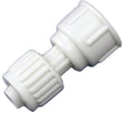 Flair-It 16865 Tube Adapter, 1/2 x 7/8 in, PEX x Ballcock, Polyoxymethylene, White