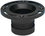 Oatey 43650 Closet Flange, 4 in Connection, ABS, Pack of 2