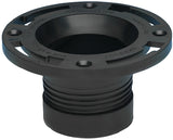 Oatey 43650 Closet Flange, 4 in Connection, ABS, Pack of 2