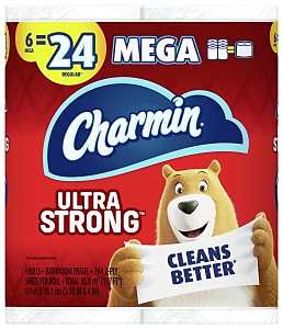 Charmin Ultra Strong 61111 Toilet Paper, Paper, Pack of 3