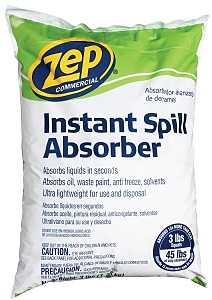 Zep ZUABS3 Instant Spill Absorbent, 3 lb Bag, Granular