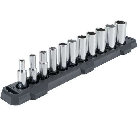 Craftsman 3/8 in. drive SAE 6 Point Deep Socket Set 11 pc