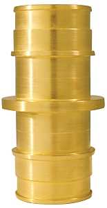 Apollo ExpansionPEX Series EPXC11 Coupling, 1 in, Barb, Brass, 200 psi Pressure