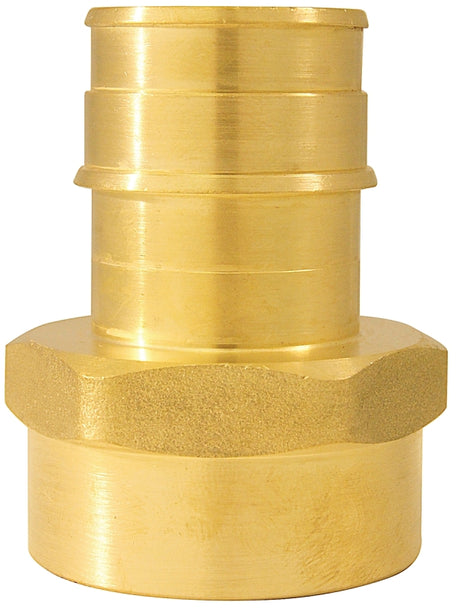 Apollo ExpansionPEX Series EPXFA1 Pipe Adapter, 1 in, Barb x FPT, Brass, 200 psi Pressure