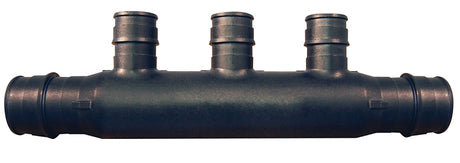 Apollo ExpansionPEX Series EPXM3PTO Open End Manifold, 5.63 in OAL, 2-Inlet, 3/4 in Inlet, 3-Outlet, 1/2 in Outlet