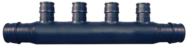 Apollo ExpansionPEX Series EPXM4PTO Open End Manifold, 7-3/4 in OAL, 2-Inlet, 3/4 in Inlet, 4-Outlet, 1/2 in Outlet