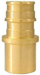 Apollo Valves ExpansionPEX Series EPXMS3410PK Pipe Adapter, 3/4 in, Barb x Male Sweat, Brass, 200 psi Pressure