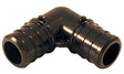 Apollo ApolloPEX Series PXPAE125PK Pipe Elbow, 1/2 in, Barb, 90 deg Angle, Poly Alloy, 200 psi Pressure