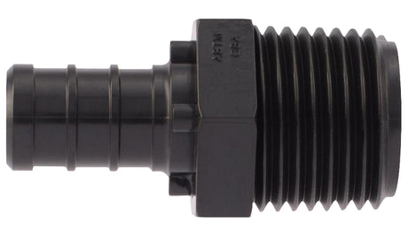 Apollo ApolloPEX Series PXPAM125PK Pipe Adapter, 1/2 in, Barb x MPT, Poly Alloy, 200 psi Pressure