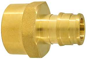 Apollo EPXFA1212 Pipe Adapter, 1/2 in, PEX-A Barb x FPT, Brass, 200 psi Pressure