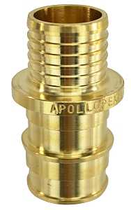 Apollo ExpansionPEX Series EPXBC3434 Coupling, 3/4 in, Barb, Brass, 200 psi Pressure