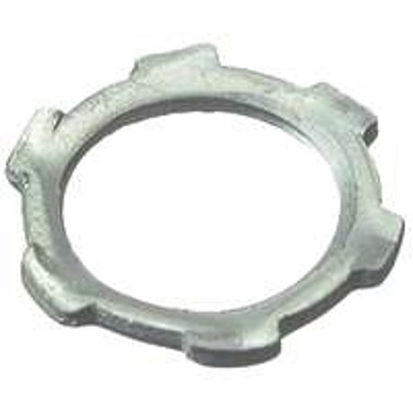 Halex 96196 Conduit Locknut, 2 in, Steel, Zinc