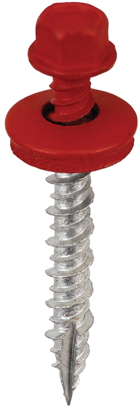 Acorn International SW-MW15CR250 Screw, #9 Thread, High-Low, Twin Lead Thread, Crimson, Type 17 Point, 250/BAG