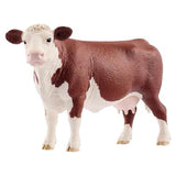 Schleich Farm World Hereford Cow Toy Brown/White, Pack of 5