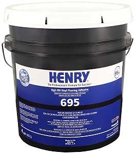 Henry 695 Series 30886 Flooring Adhesive, Paste, Mild, 4 gal