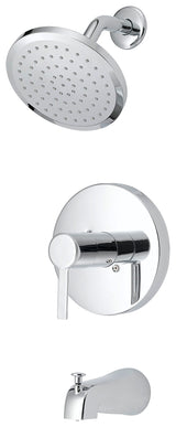 Boston Harbor F1A1F507CP Tub/Shower, Fixed Mount Showerhead, 1.75 gpm Showerhead, 1 Spray Settings, 1-Handle