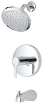Boston Harbor F1A1F507CP Tub/Shower, Fixed Mount Showerhead, 1.75 gpm Showerhead, 1 Spray Settings, 1-Handle