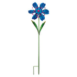 Regal Art & Gift Assorted Metal 36 in. H Flower Ribbon Garden Stake Spinner, Pack of 12