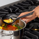 Good Grips 1190800 Non-Stick Ladle, 13 in OAL, Nylon, Black