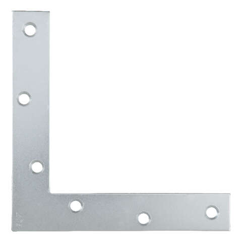 Ace 6 in. H X 4.75 in. W X 6 in. D Zinc Flat Corner Brace, Pack of 10