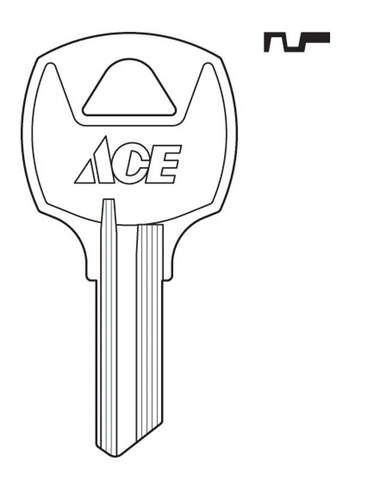 HILLMAN House/Office Key Blank Single For National Locks, Pack of 10