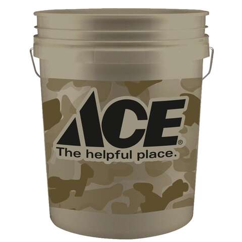 Ace 5 gal Utility Bucket Camouflage, Pack of 10