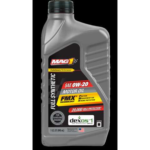 Mag1 FMX 0W-20 4-Cycle Synthetic Motor Oil 1 qt 1 pk, Pack of 6