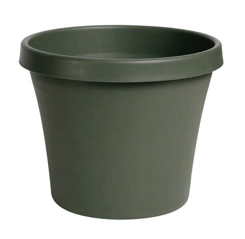 Bloem Terrapot 17.2 in. H X 20.5 in. W Resin Traditional Planter Thyme Green