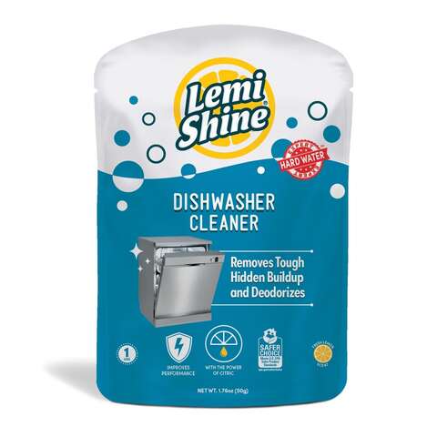 Lemi Shine Lemon Scent Powder Dishwasher/Disposal Cleaner 1.76 oz 1 pk, Pack of 10