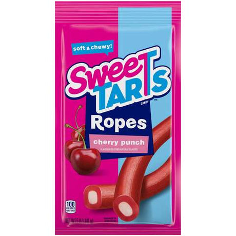 SweetTARTS Ropes Cherry Punch Licorice 5 oz, Pack of 12