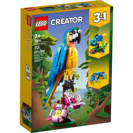 LEGO Creator Creator Parrot Plastic Multicolored 253 pc