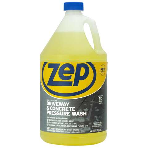 Zep Pressure Washer Cleaner 1 gal Liquid, Pack of 4