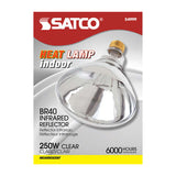 Satco 250 W BR40 Heat Lamp Incandescent Bulb E26 (Medium) Warm White 1 pk