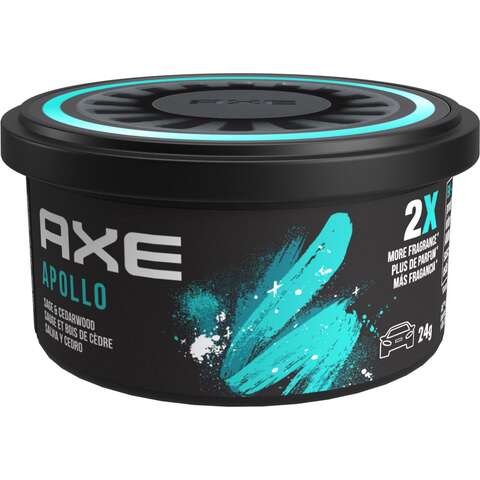 AXE Apollo Sage and Cedarwood Scent Car Air Freshener 0.84 oz Gel 1 pk, Pack of 6