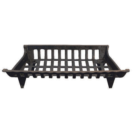 Open Hearth Black Cast Iron Fireplace Grate