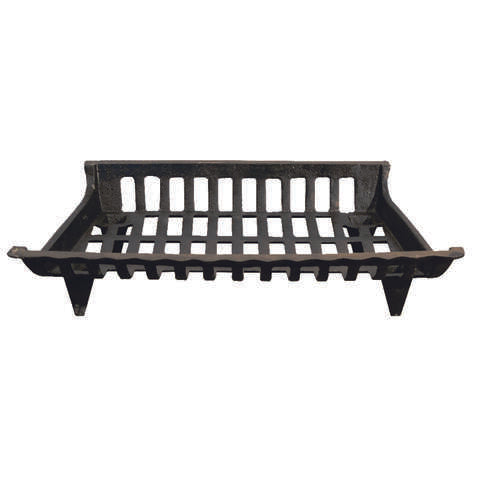 Open Hearth Black Cast Iron Fireplace Grate