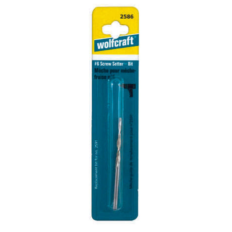 Wolfcraft Screw Setter 3 mm X 2.56 in. L High Speed Steel Tapered Drill Bit Round Shank 1 pc