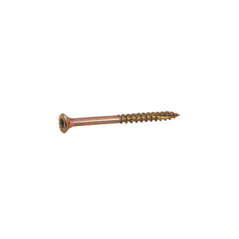 Grip-Rite 1-5/8 in. L Star Yellow Zinc Coarse Wood Screws 146 pk