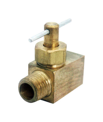 JMF Company 1/8 in. 1/8 in. Brass Needle Valve, Pack of 5
