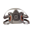 3M Half Face Respirator 6000 Series Gray M 1 pc