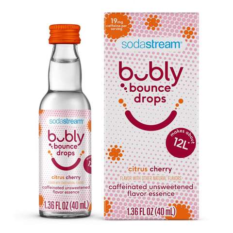 SodaStream Bubly Bounce Cherry Citrus Fruit Drops 40 ml 1 pk