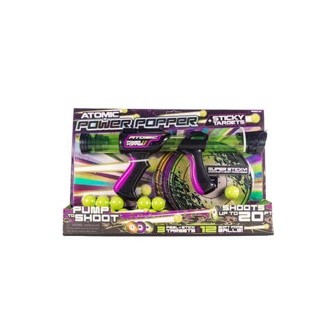 Hog Wild Atomic Power Popper with Targets Multicolored