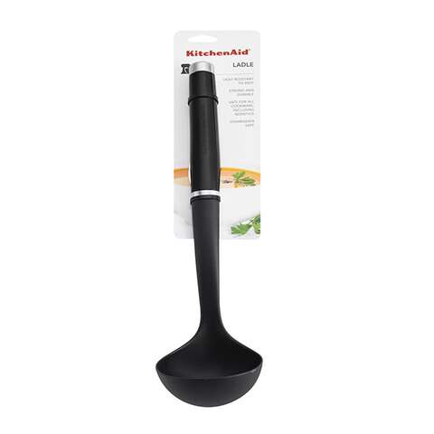 KitchenAid Black ABS Plastic Ladle