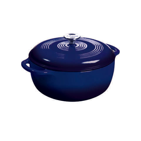 Lodge Cast Iron Dutch Oven 6 qt Indigo