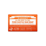 Dr. Bronner's Organic Tea Tree Scent Pure-Castile Bar Soap 5 oz, Pack of 12
