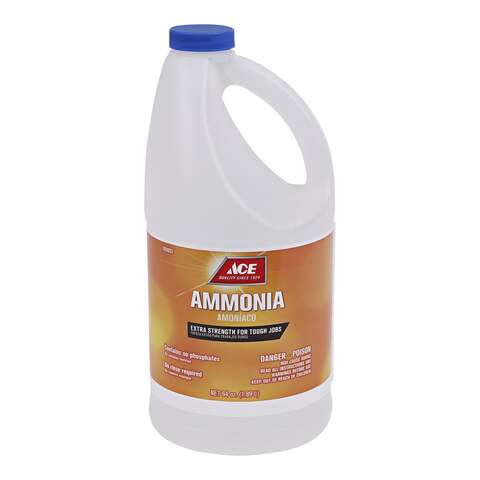 Ace Regular Scent Ammonia Liquid 64 oz, Pack of 8