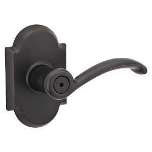 Kwikset 97300-902 Privacy Door Lock, Austin Design, Lever Handle, Venetian Bronze, Reversible Hand