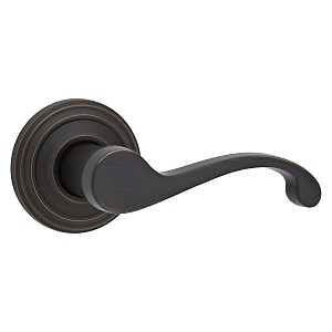 Kwikset Signature Series 720CHL 11P Passage Lever, Non-Locking Lock, Venetian Bronze, Knob Handle, Zinc, Residential