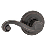 Kwikset Signature Series 720LL 11P Passage Lever, Non-Locking Lock, Venetian Bronze, Zinc, Residential, Reversible Hand